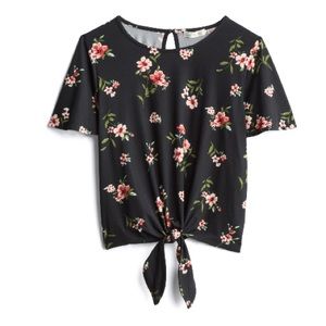 Nine Britton Maybelle Tie Front Knit Top